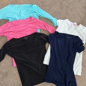 Lot of 5 Lilly shirts, XS